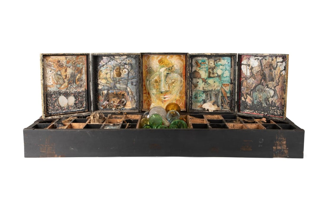 DAVID BOXER ASSEMBLAGE 'TEARS OF SHEBA' CA 1985 (1 of 10)