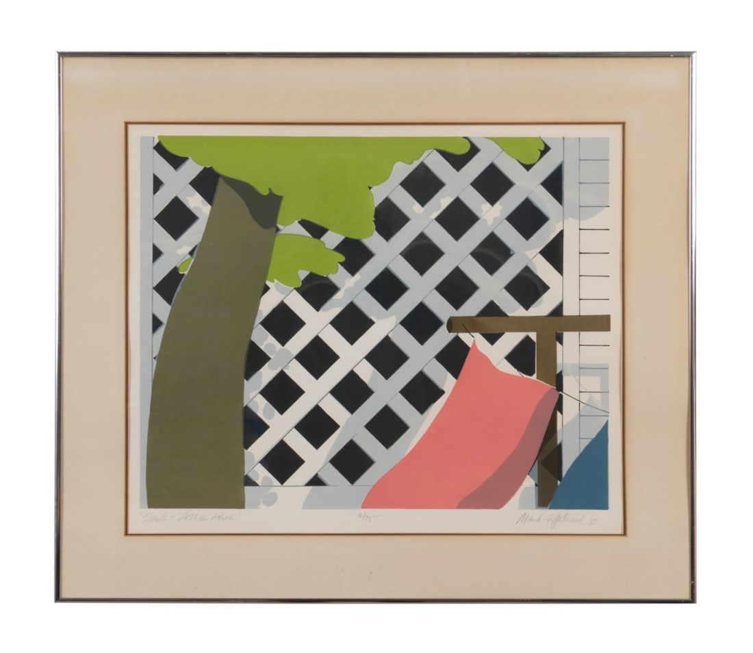 MAUD GATEWOOD 'SPOTS: LATTICE PORCH' SILKSCREEN (1 of 6)