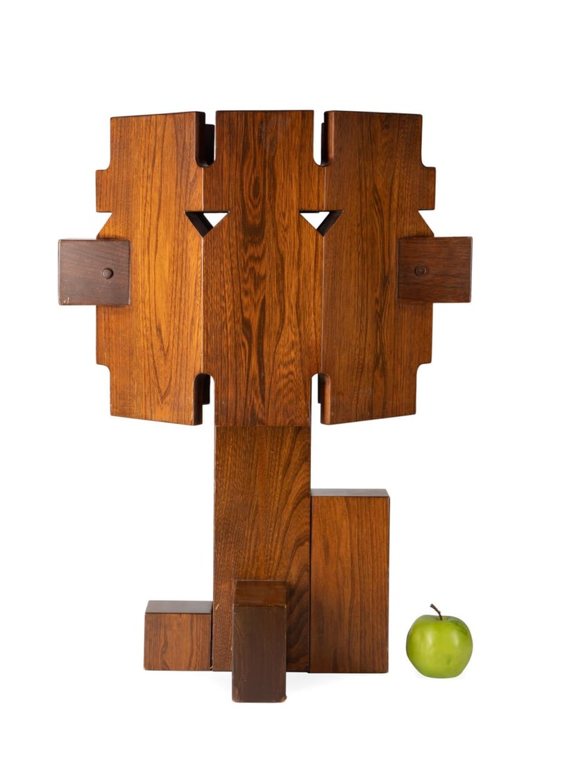 ARTHUR ERICKSON STYLE MCM WALNUT TABLE LAMP (1 of 4)