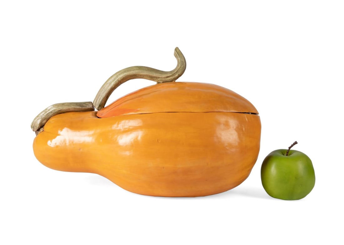 MARY KIRK KELLY CERAMIC LIDDED BUTTERNUT SQUASH (1 of 8)