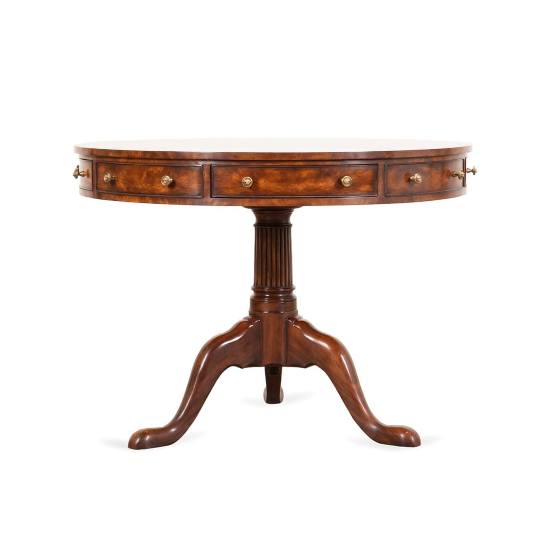 THEODORE ALEXANDER ALTHORP LIBRARY DRUM TOP TABLE (1 of 6)