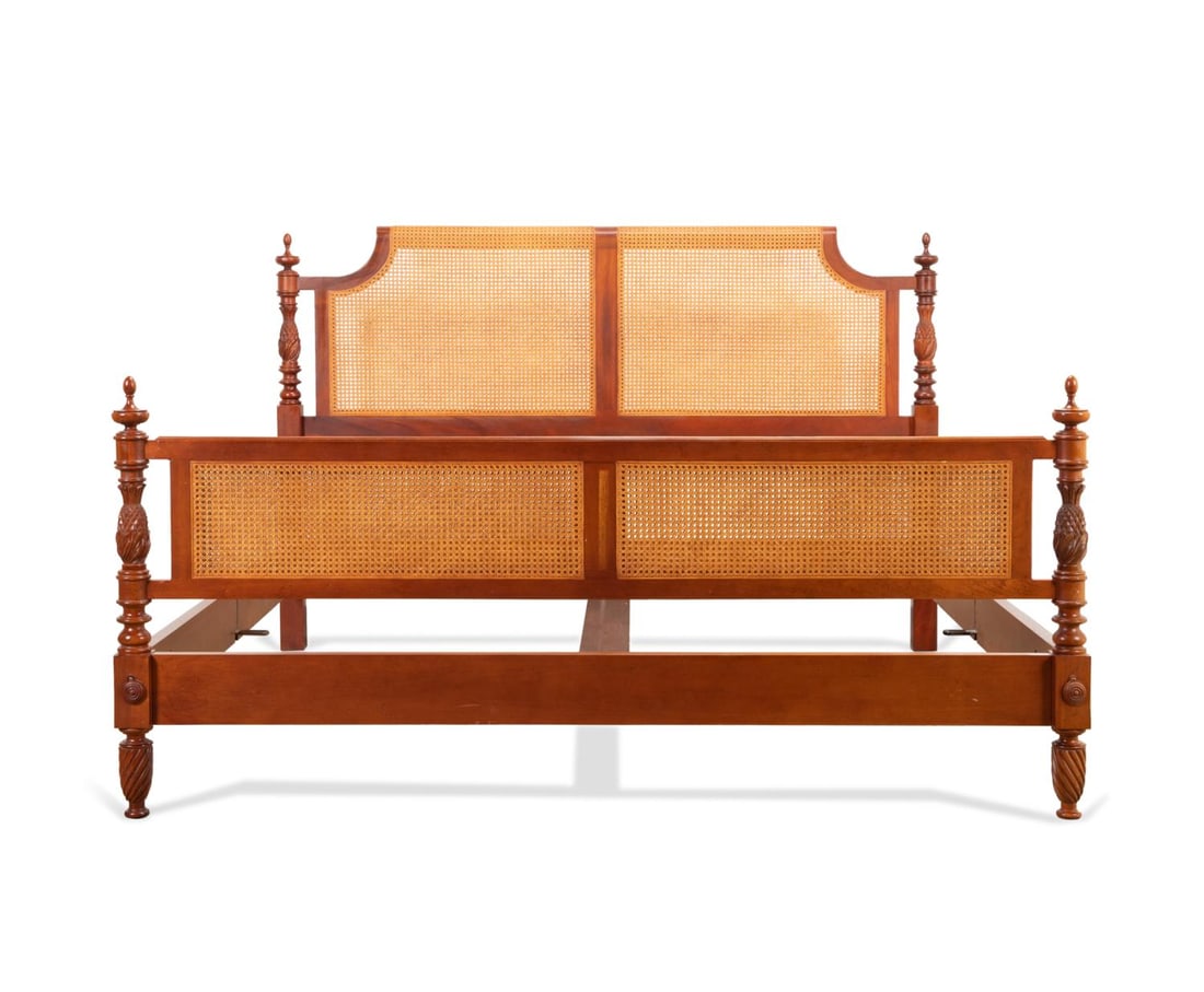 MILLING ROAD CARIBBEAN COLONIAL TROPICAL KING BED (1 of 6)