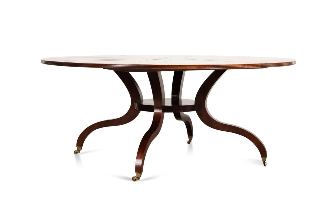 DAVID IATESTA 'BENNETT' WALNUT DINING TABLE (1 of 8)