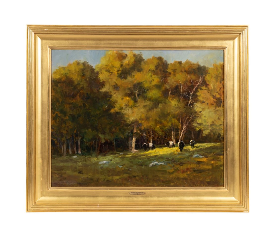 TODD REIFERS 'BELTED GALLOWAYS' OIL ON LINEN (1 of 7)