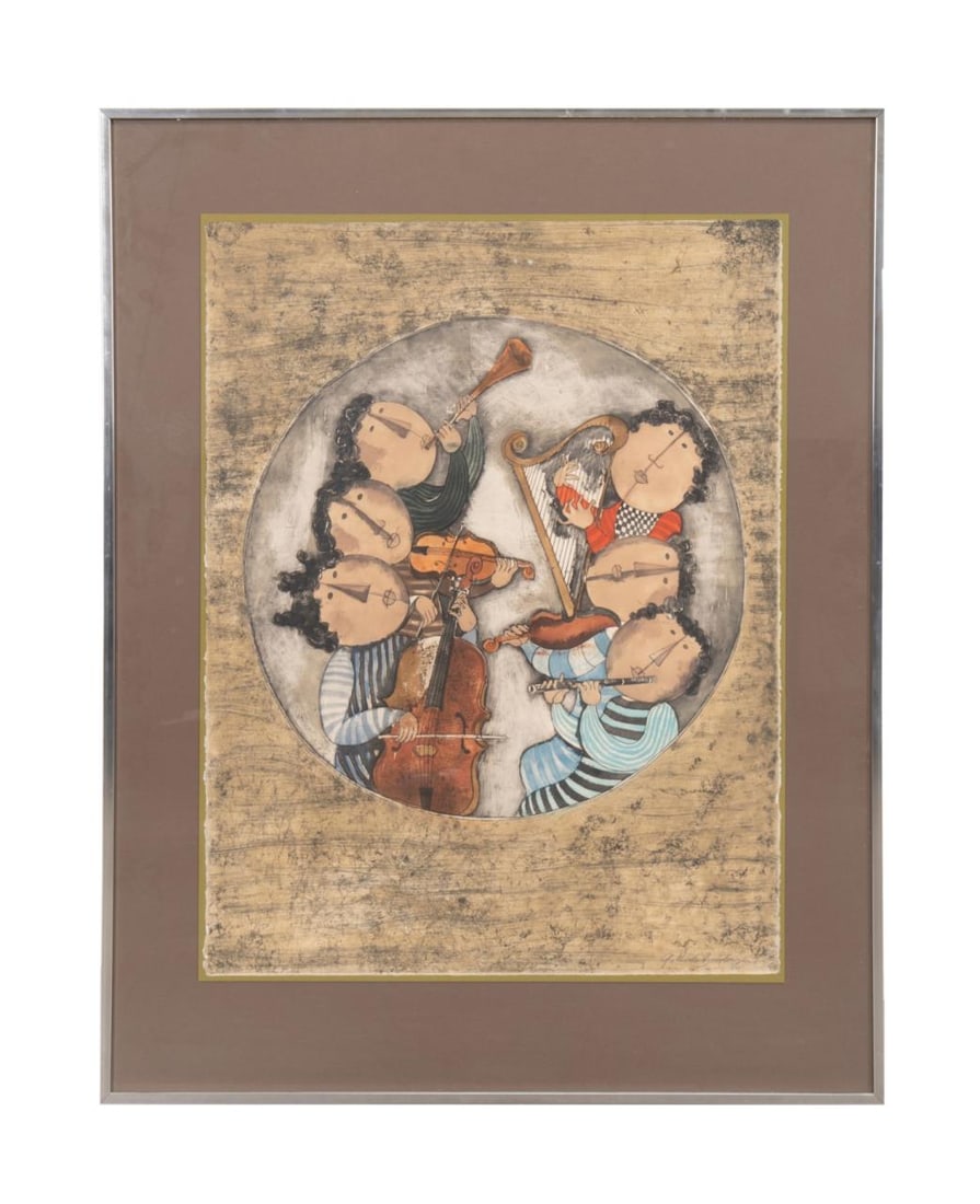 G. RODO BOULANGER, MUSIC SUITE, AQUATINT (1 of 5)