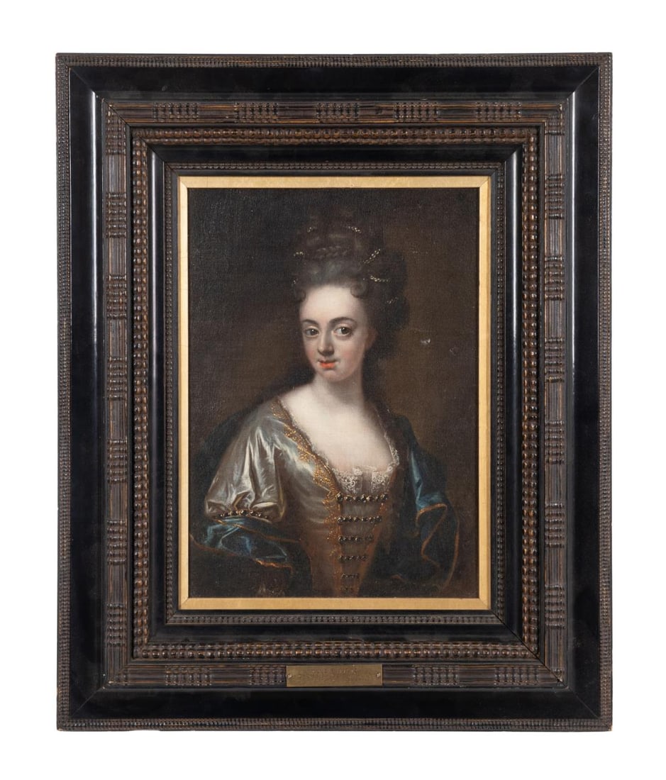 18TH C. FRENCH SCHOOL, PORTRAIT OF A LADY, OIL (1 of 7)