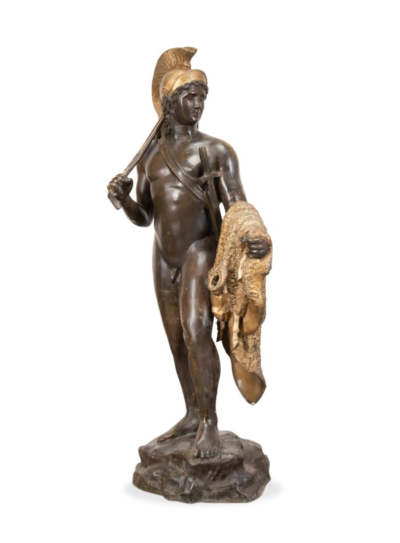 MANNER A. B. THORVALDSEN STANDING BRONZE FIGURE (1 of 8)