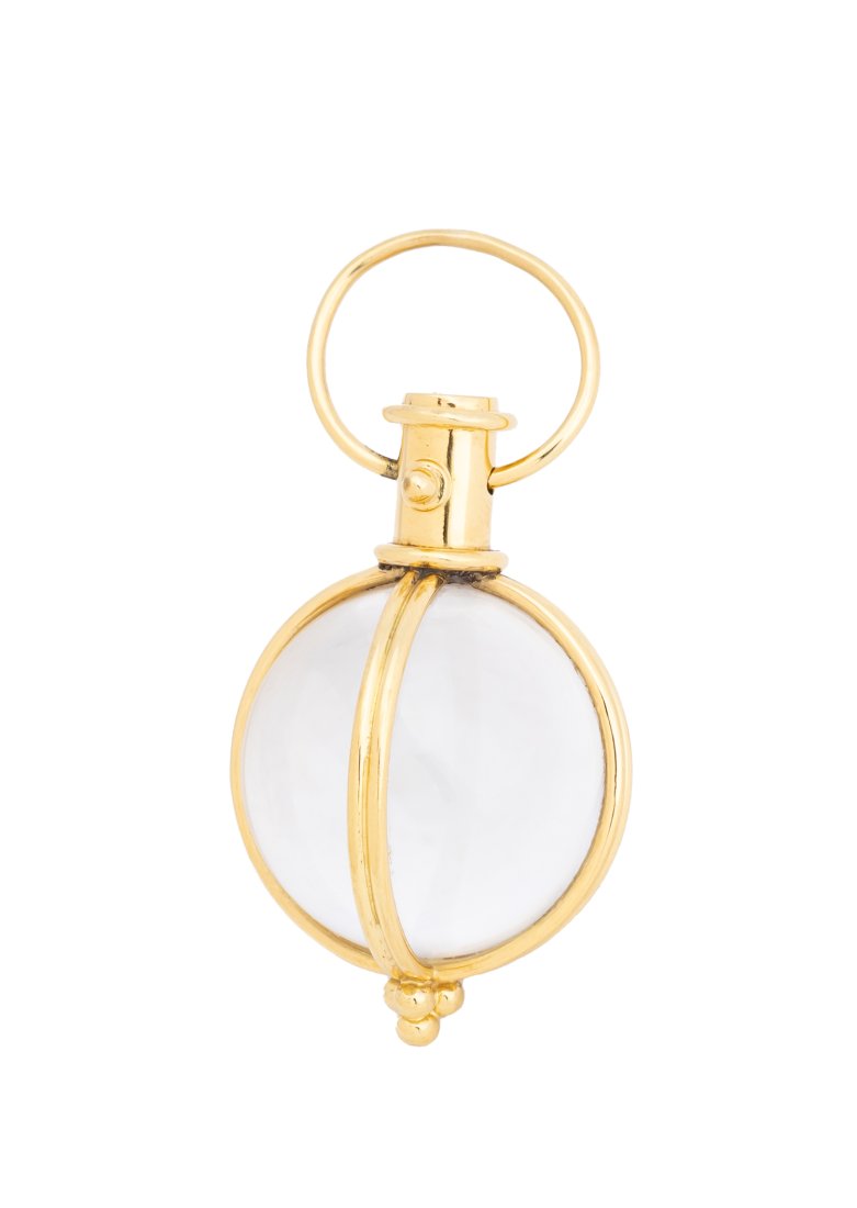 TEMPLE ST. CLAIR CRYSTAL & 18K YG AMULET PENDANT (1 of 3)