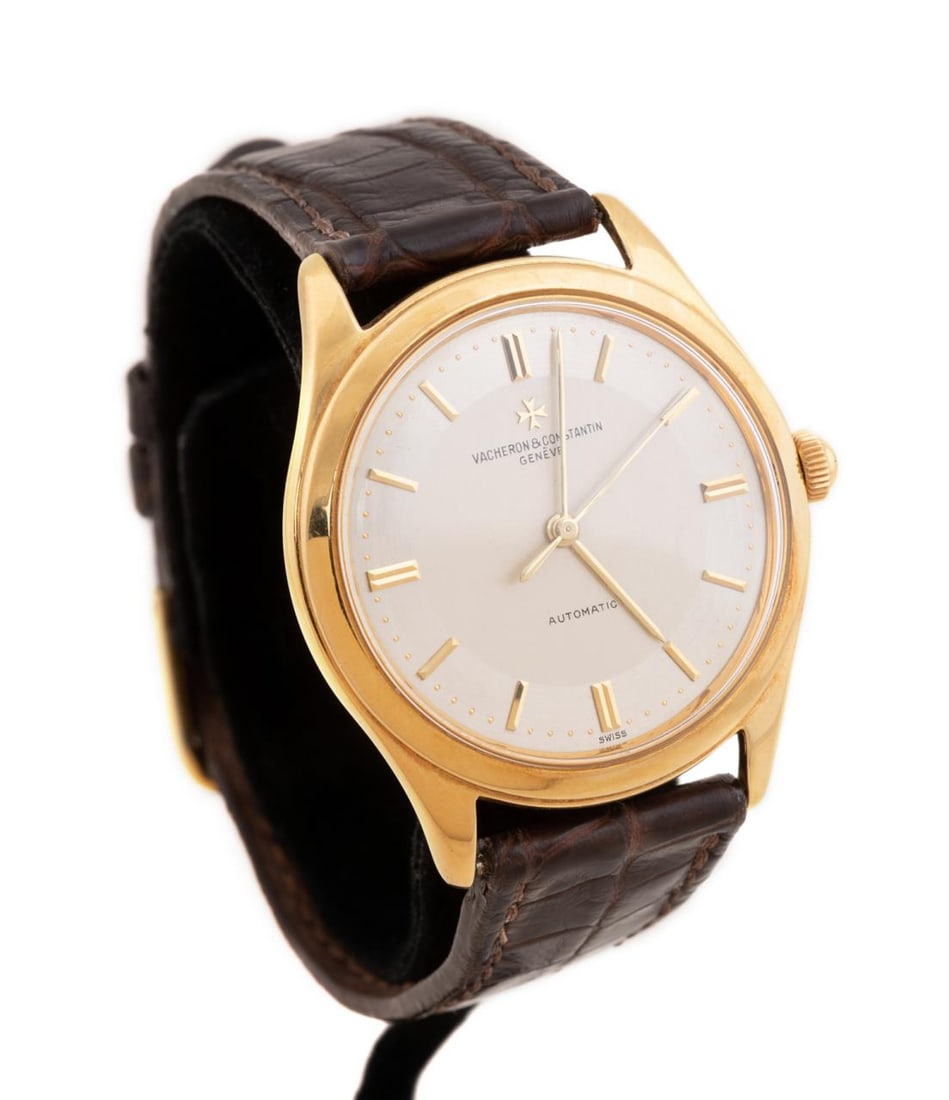 VACHERON & CONSTANTIN 18K & LEATHER BAND WATCH (1 of 5)