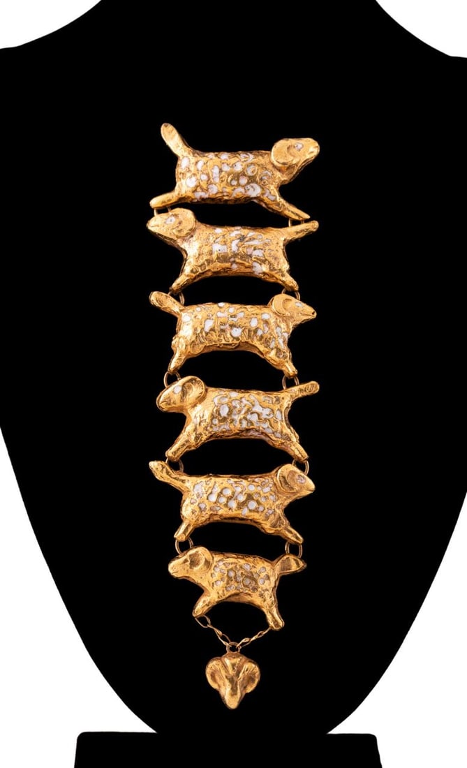 LINE VAUTRIN BRONZE 'SAUTE MOUTON' PIN (1 of 9)