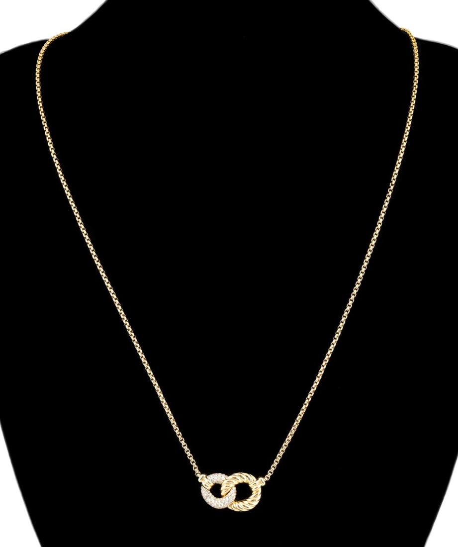 DAVID YURMAN DIAMOND INFINITY COLLAR NECKLACE (1 of 13)