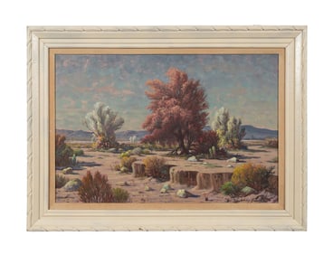 JOHN ANTHONY CONNER, DESERT LANDSCAPE, O/C