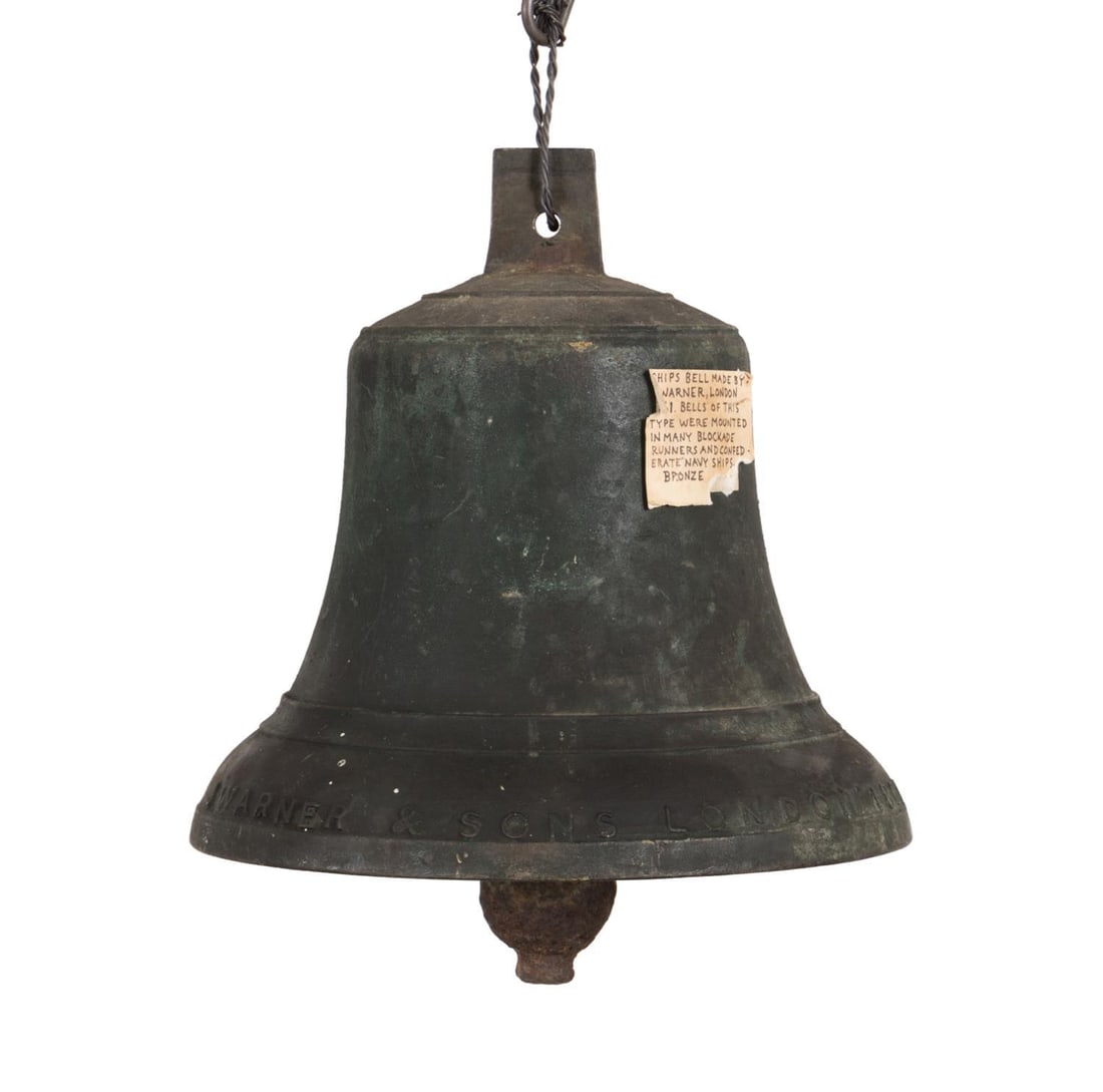 J. WARNER & SONS BRONZE SHIPS' BELL, 1861 (1 of 7)