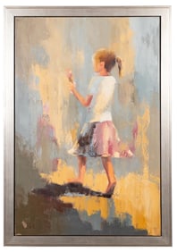 ANGELA NESBIT 'LITTLE FRENCH GIRL' FIGURAL A/C