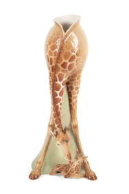 FRANZ COLLECTION GIRAFFE PORCELAIN VASE