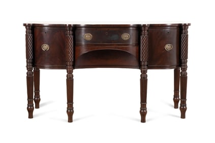 19TH C. BRITISH REGENCY MAHOGANY SIDEBOARD