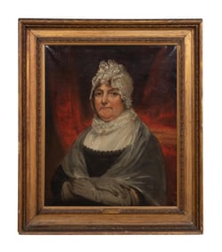 SIR HENRY RAEBURN, PORTRAIT OF LADY, OIL ON CANVAS