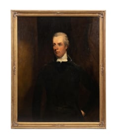 19TH C. OIL PORTRAIT OF WILLIAM PITT THE YOUNGER