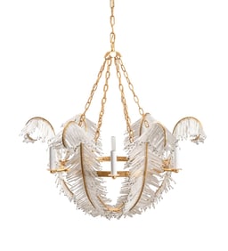 NIERMANN WEEKS 'CALAIS' SIX-LIGHT CHANDELIER