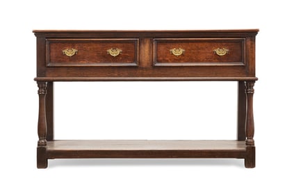 19TH/20TH C. BRITISH OAK WELSH DRESSER BASE