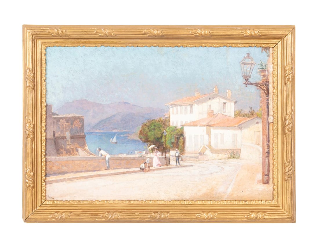 CONTINENTAL SCHOOL RESORT SEASIDE LANDSCAPE, O/C (1 of 5)