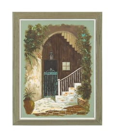 EUGENE DAYMUDE, COURTYARD - FRENCH QUARTER O/B