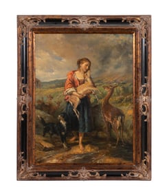 AFTER FRITH & ANSDELL 'THE PET FAWN' FRAMED GICLEE