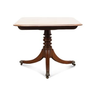 19TH C. ENGLISH REGENCY MAHOGANY BREAKFAST TABLE