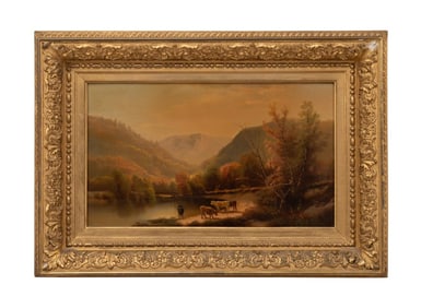 19TH C. AMERICAN/EUROPEAN SCHOOL LANDSCAPE, OIL