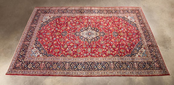 PALATIAL PERSIAN KASHAN RUG