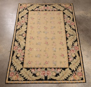 WOOL SINO-AUBUSSON CARPET, 9 X 6