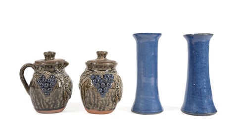 FOUR CLEATER AND BILLIE MEADERS SIGNED PIECES