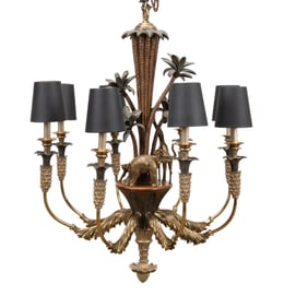 MAITLAND-SMITH TROPICAL ANIMAL CHANDELIER