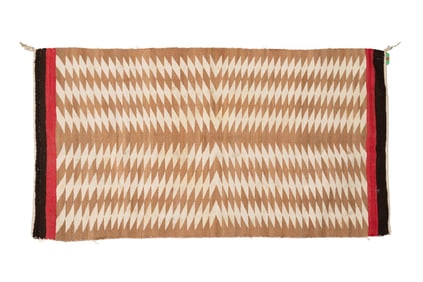 NAVAJO HAND WOVEN CHINLE STYLE RUG