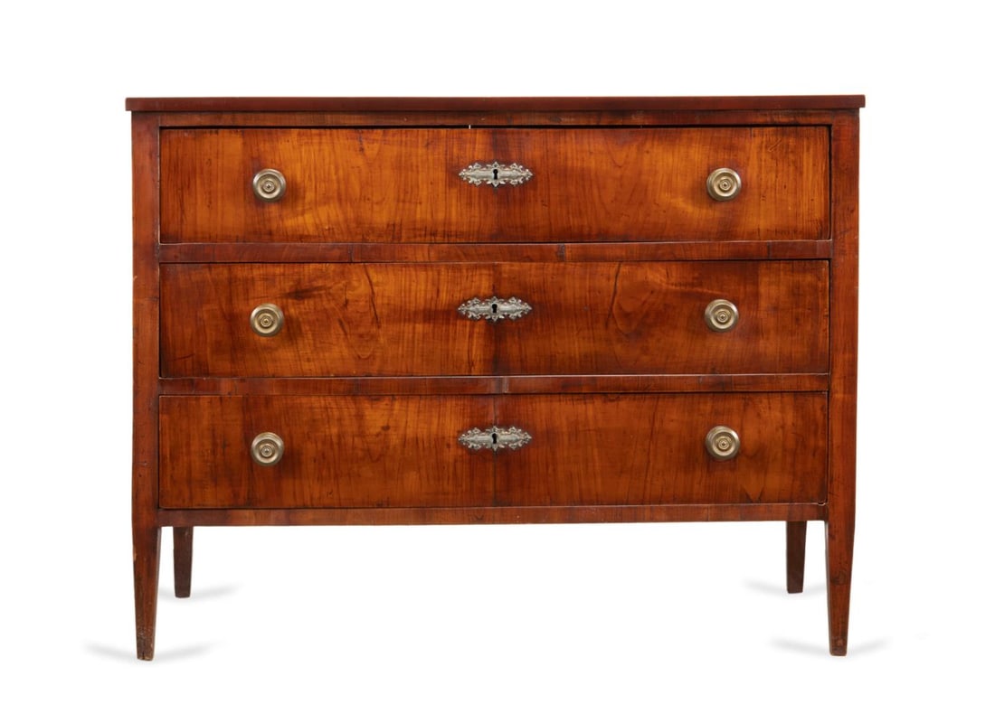 19TH C. ITALIAN NEOCLASSIC WALNUT COMMODE (1 of 7)