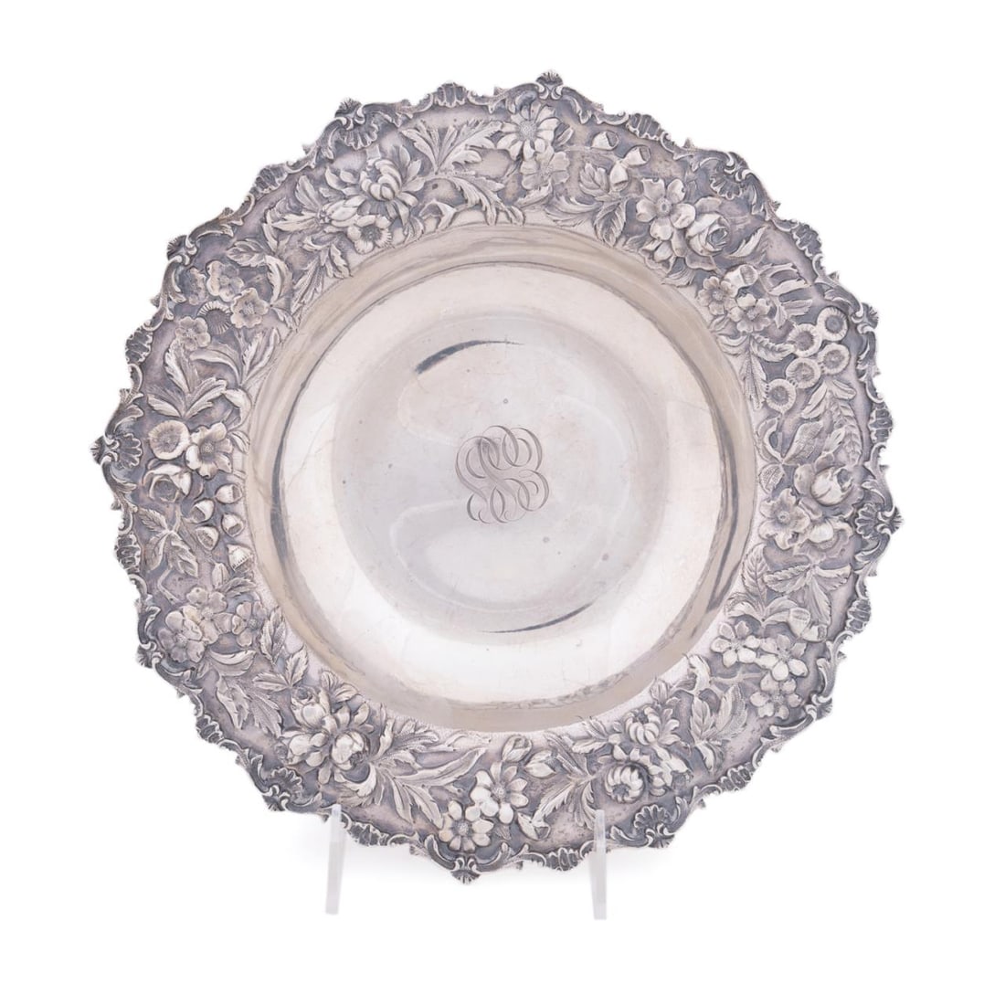 S. KIRK & SON 'REPOUSSE' STERLING VEGETABLE BOWL (1 of 4)