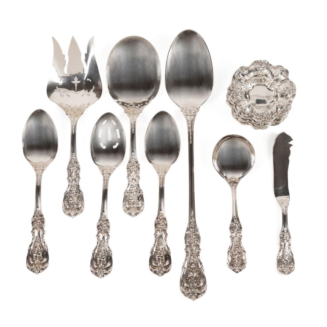 15PC REED & BARTON STERLING SILVER SERVING PIECES (1 of 5)