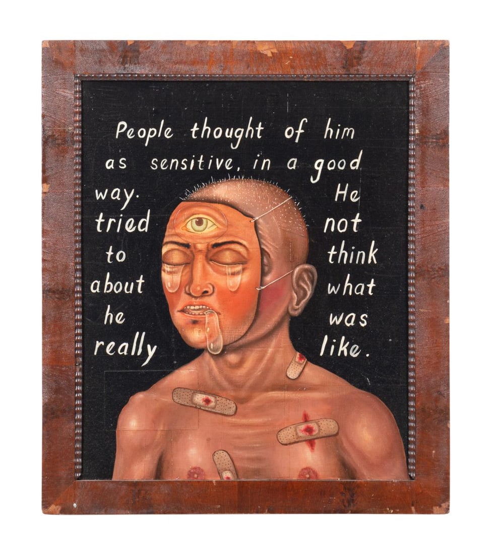 FRED STONEHOUSE, MAN IN MASK, FIGURAL O/B 2002 (1 of 5)