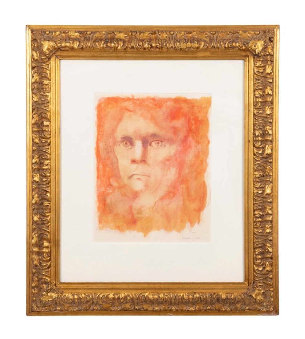 LEONOR FINI, MALE PORTRAIT LITHOGRAPH, 1967 (1 of 6)