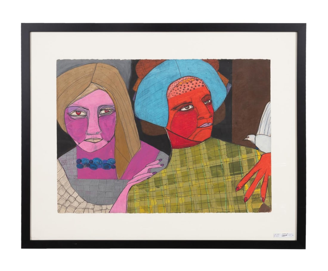 ROBBIE TILLOTSON 'MATES II' FIGURAL MM/P 1977 (1 of 5)