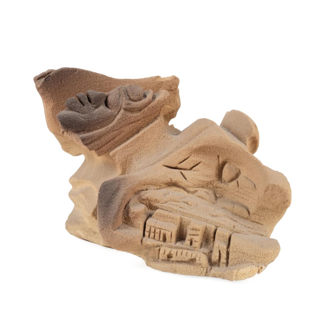 LONNIE HOLLEY ABSTRACT SANDSTONE SCULPTURE (1 of 7)