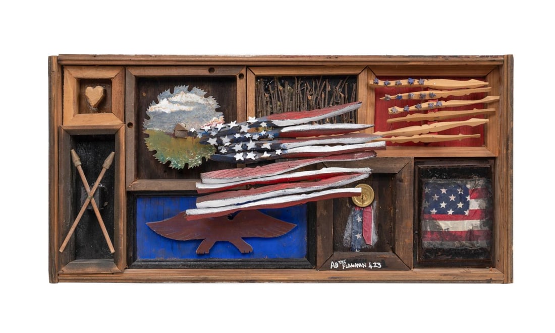 AB THE FLAGMAN, AMERICAN ASSEMBLAGE, #423 (1 of 5)