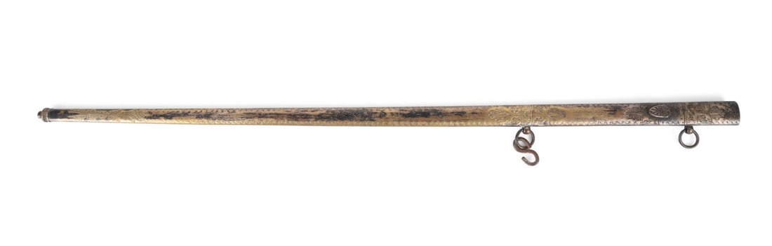 CIVIL WAR CSA INSCRIBED PRESENTATION SCABBARD (1 of 6)