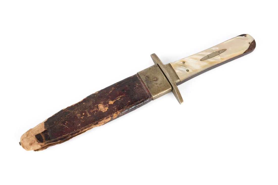 G. WOSTENHOLM HUNTERS COMPANION KNIFE WITH SHEATH (1 of 8)