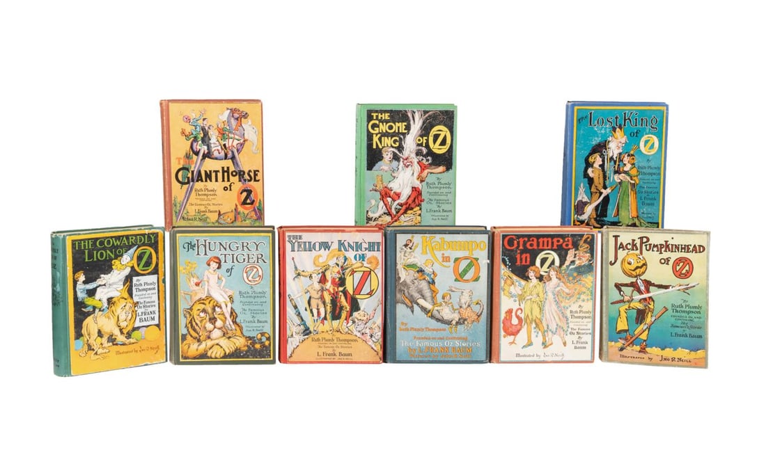 9VOL RUTH PLUMLY THOMPSON LAND OF OZ BOOKS (1 of 13)