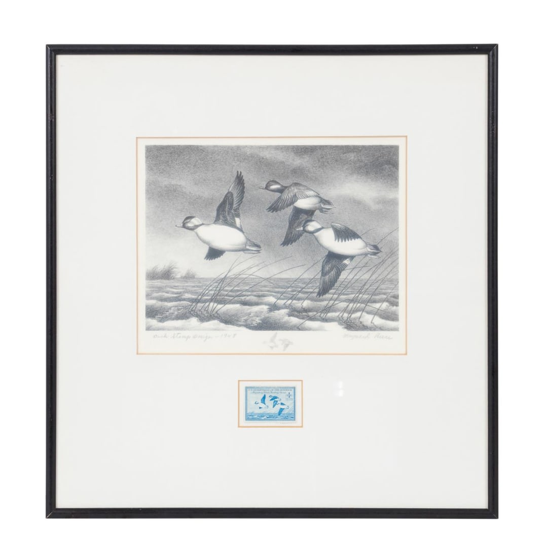 1948 FEDERAL DUCK STAMP PRINT 1ST EDITION REMARQUE (1 of 7)