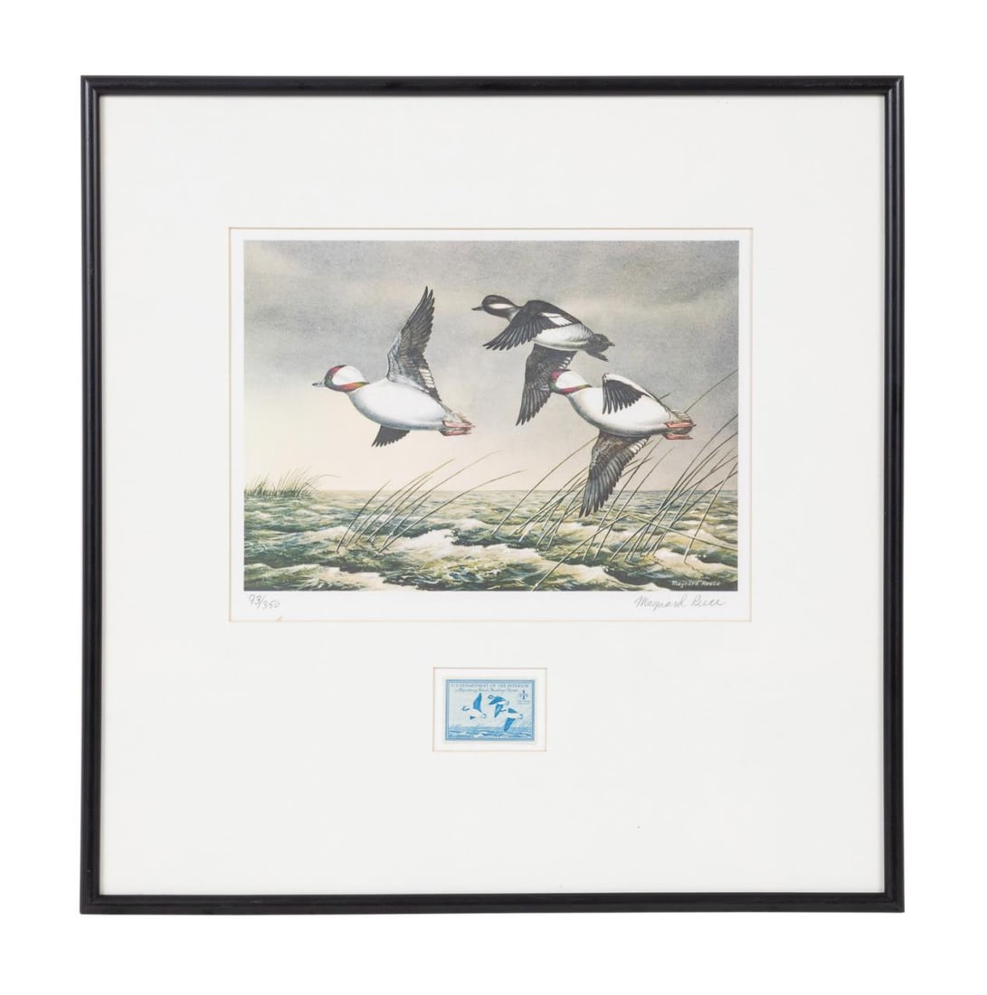 1948 FEDERAL DUCK STAMP PRINT AND STAMP IN FRAME (1 of 7)