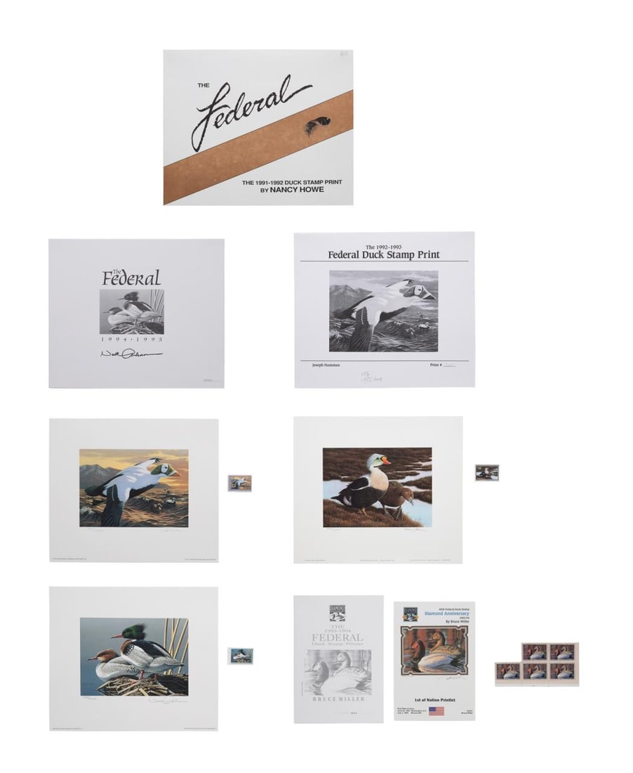25 FEDERAL DUCK STAMP PRINTS W/ PRINTLETS 1991-94 (1 of 20)