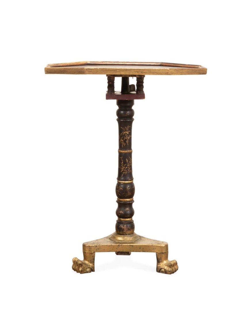 CHINOISERIE RECTANGULAR TOP OCCASIONAL SIDE TABLE (1 of 5)