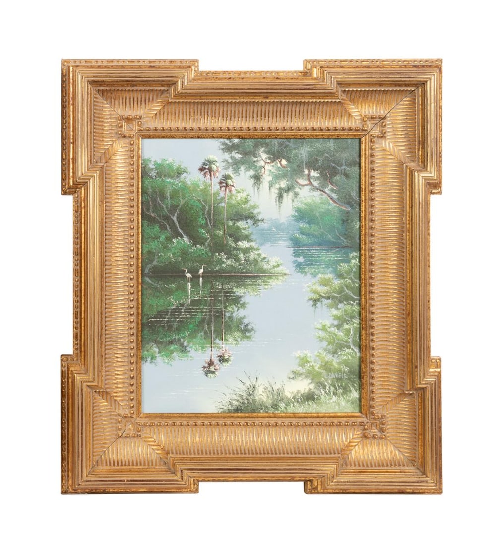 WILLIE BROWNE DANIELS MARSH LANDSCAPE O/C (1 of 5)